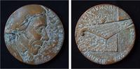 Suomalaisen kulttuurin vuosi - 200 vuotta Elias L�nnrotin syntym�sta. Suomen Mitalitaiteen Killan vuosimitali 2002. Pronssi 120 mm